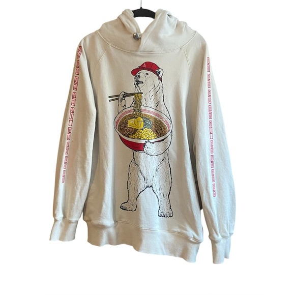 Go Slow Caravan Other - Go Slow Caravan x KuboShi Polar Bear Ramen Graphic Hoodie Heavyweight Size 3